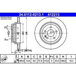 Bremsscheibe Db T.Vito 14 24.0112-0213.1 Bremsscheibe Db T.Vito 14 24.0112-0213.1