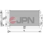 JPN Kondensator, Klimaanlage 60C9128-JPN JPN Kondensator, Klimaanlage 60C9128-JPN