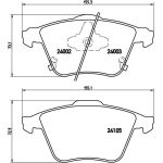 BREMBO Bremsklötze VA P 49 038 BREMBO Bremsklötze VA P 49 038