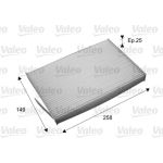 VALEO Innenraumfilter 715709 VALEO Innenraumfilter 715709