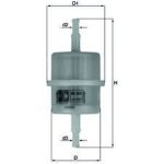 MAHLE Kraftstofffilter KL 63 OF MAHLE Kraftstofffilter KL 63 OF