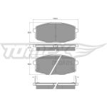 TOMEX brakes Bremsbelagsatz, Scheibenbremse TX 14-99 TOMEX brakes Bremsbelagsatz, Scheibenbremse TX 14-99
