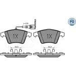 Bremsbelagsatz Vw P. T5 03- 1.9-3.2 Ko A 16 025 237 4619/PD Bremsbelagsatz Vw P. T5 03- 1.9-3.2 Ko A 16 025 237 4619/PD