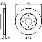 Bremsscheibe VA 0 986 479 264 Bremsscheibe VA 0 986 479 264