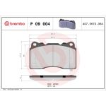 BREMBO Bremsklötze VA P 09 004 BREMBO Bremsklötze VA P 09 004