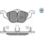 Bremsbelagsatz Opel P. Astra G 98 025 230 6317/PD Bremsbelagsatz Opel P. Astra G 98 025 230 6317/PD