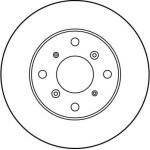 TRW Bremsscheibe Honda Prelude DF3109 TRW Bremsscheibe Honda Prelude DF3109