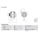 Lichtmaschine 0 986 046 110