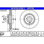 Bremsscheibe 24.0132-0129.1