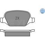 MEYLE Bremsbelagsatz Alfa Mito 0,9-1,4 08 252523717 MEYLE Bremsbelagsatz Alfa Mito 0,9-1,4 08 252523717