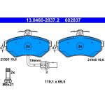 Bremsbelagsatz Audi P. A4 1.6-3.2 94-08 Mit Sensor 13.0460-2837.2 Bremsbelagsatz Audi P. A4 1.6-3.2 94-08 Mit Sensor 13.0460-2837.2