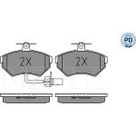 Bremsbelagsatz Vw S. A4 94-/Passat 96- Mit Sensor 025 219 4519-1/PD Bremsbelagsatz Vw S. A4 94-/Passat 96- Mit Sensor 025 219 4519-1/PD