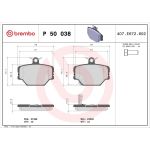 BREMBO Bremsklötze VA P 50 038 BREMBO Bremsklötze VA P 50 038