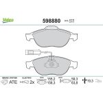 VALEO Bremsbeläge 598880 VALEO Bremsbeläge 598880