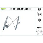 VALEO 851480 Fensterheber VALEO 851480 Fensterheber