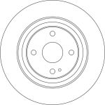 83 482 024 Bremsscheibe HA DF4406 83 482 024 Bremsscheibe HA DF4406