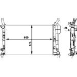 MAHLE Kühler, Motorkühlung CR 660 000P MAHLE Kühler, Motorkühlung CR 660 000P