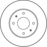 TRW Bremsscheibe Mitsubishi P. Galant -90 DF1433 TRW Bremsscheibe Mitsubishi P. Galant -90 DF1433
