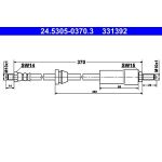 ATE Bremsschlauch 24.5305-0370.3 ATE Bremsschlauch 24.5305-0370.3