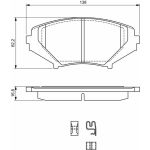 Bosch Bremsbelagsatz 0 986 494 220 Bosch Bremsbelagsatz 0 986 494 220