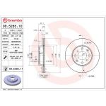 86 481 022 Bremsscheibe VA 09.5285.11 86 481 022 Bremsscheibe VA 09.5285.11