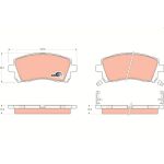 TRW Bremsbeläge Vorderachse GDB3217 TRW Bremsbeläge Vorderachse GDB3217
