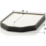 Mann & Hummel Innenraumfilter PKW CU 2949-2