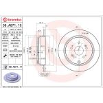 86 482 030 Bremsscheibe HA 08.A871.10 86 482 030 Bremsscheibe HA 08.A871.10