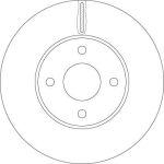 51 481 070 Bremsscheibe VA DF6520 51 481 070 Bremsscheibe VA DF6520