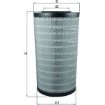 MAHLE Luftfilter LX 3753 MAHLE Luftfilter LX 3753