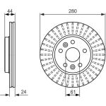 Bosch Bremsscheibe 0 986 479 611 Bosch Bremsscheibe 0 986 479 611