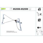 Valeo Fensterheber 852558 Valeo Fensterheber 852558