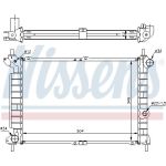 Nissens Wasserkühler PKW 63291A Nissens Wasserkühler PKW 63291A