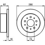 Bremsscheibe 0 986 479 B63 Bremsscheibe 0 986 479 B63