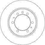 Bremsscheibe Nissan T. Patrol 88 DF4814 Bremsscheibe Nissan T. Patrol 88 DF4814