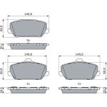 Bremsbelag 0 986 424 954 Bremsbelag 0 986 424 954