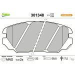 301348 Valeo Bremsbelagsatz 301348
