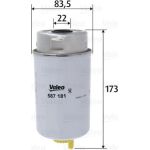 Valeo Kraftstofffilter 587181 Valeo Kraftstofffilter 587181