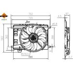 NRF Kühlerlüfter 470079 NRF Kühlerlüfter 470079
