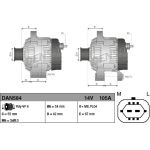 DENSO Generator DAN584 DENSO Generator DAN584