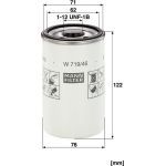 MANN-FILTER Ölfilter LKW W 719/46