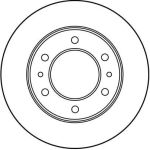 Bremsscheibe Toyota P. Landcruiser -90 DF1920 Bremsscheibe Toyota P. Landcruiser -90 DF1920