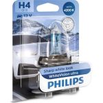 H4 12V 60/55W P43t WhiteVision Ultra 4200K 1 Stück Blister Philips 12342WVUB1 H4 12V 60/55W P43t WhiteVision Ultra 4200K 1 Stück Blister Philips 12342WVUB1