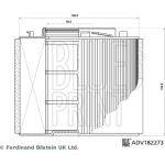 BLUE PRINT Luftfilter ADV182273 BLUE PRINT Luftfilter ADV182273