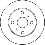 Bremsscheibe Toyota P. Starlet DF4113 Bremsscheibe Toyota P. Starlet DF4113