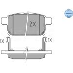 Bremsbelagsatz Suzuki T. Swift 10- Mit Sensor 025 252 5814/W Bremsbelagsatz Suzuki T. Swift 10- Mit Sensor 025 252 5814/W
