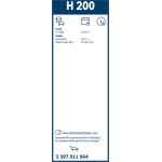Bosch Heckscheibenwischer H200 3397011964 Bosch Heckscheibenwischer H200 3397011964