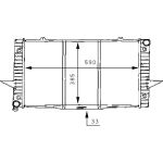 MAHLE Kühler, Motorkühlung CR 165 000S MAHLE Kühler, Motorkühlung CR 165 000S