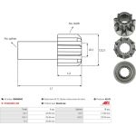 FREILAUFGETRIEBE, STARTER SDK6004S FREILAUFGETRIEBE, STARTER SDK6004S