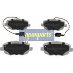 Japanparts Bremsbeläge PA-0024AF Japanparts Bremsbeläge PA-0024AF